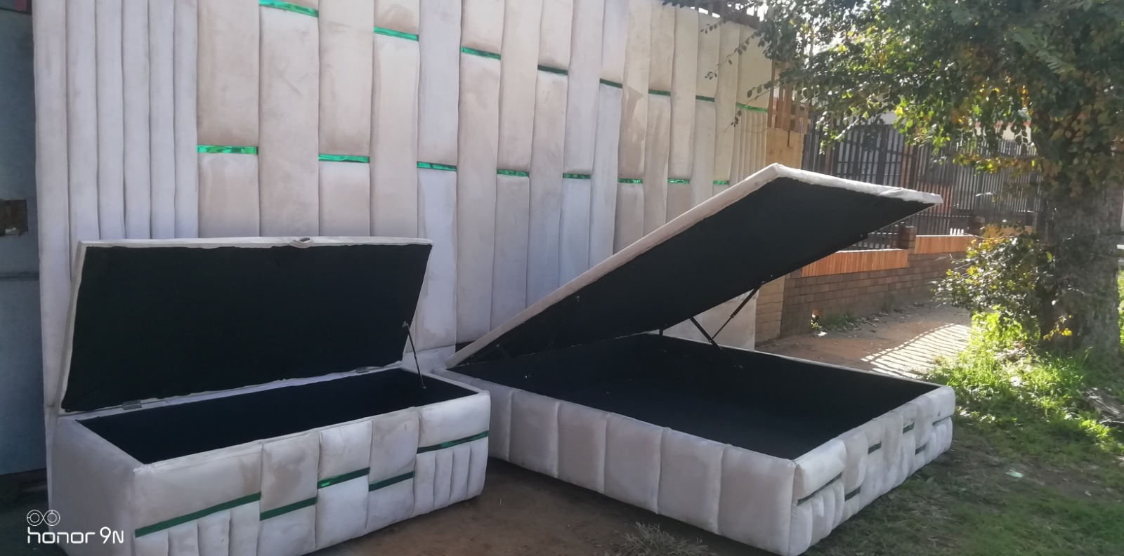 Modern bedroom upholstery craftsmanship